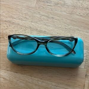 Tiffany & Co. Blue Eyeglasses with Glossy Finish